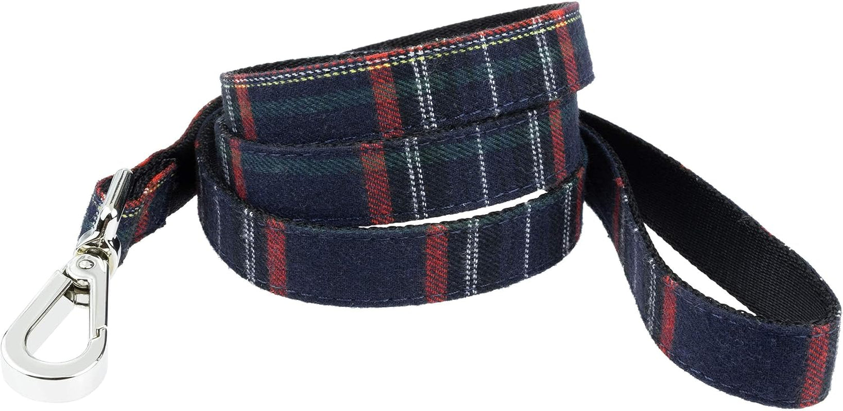 Scottish Tartan Bowtie Dog Collar & Leash Set with Detachable Bow Tie for Girl or Boy Dogs Comfortable Plaid Pattern, Fully Adjustable, Great Pet Gift (XS, Blue)